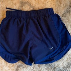 Blue nike shorts